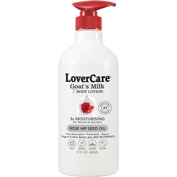 Amazon.com : Lovercare Goat Milk Body Lotion for Dry Skin 27.05 oz